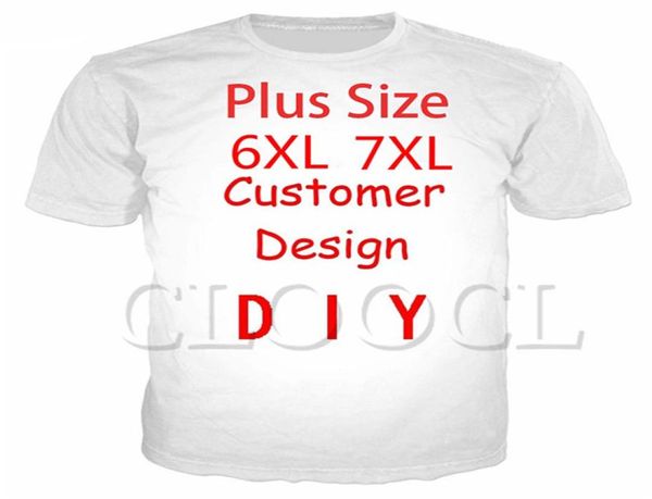 

cloocl diy customize personality design tees 3d print own image po star anime casual plus size tshirts1636016, Black