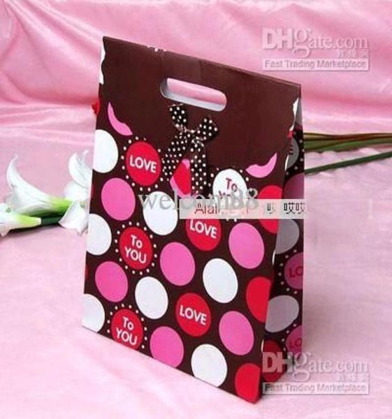 

12pcs lot mix style paper jewelry gift pouches bag for packaging display pa5273z6888224, Pink;blue