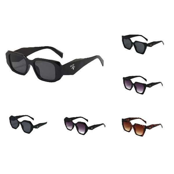 

2023 designer sunglasses classic eyeglasses goggle outdoor beach sun glasses for man woman mix color optional triangular signaturewith, White;black