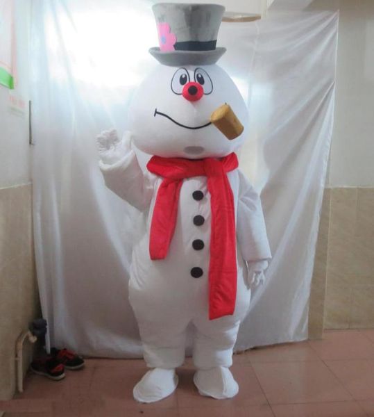 

2018 the head frosty the snowman mascot costume frosty the snowman costume7048261, Red;yellow