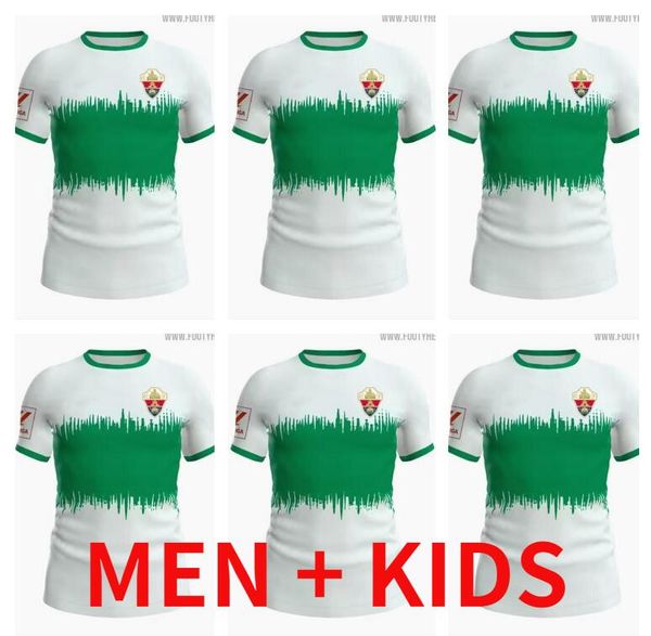 

23 24 camisetas de futbol elche cf 100 th anniversary soccer jerseys 2023 2024 raul guti lucas benedetto for football shirt uniforms pastore, Black;yellow