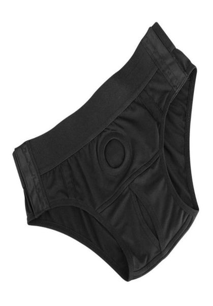 

underpants men women adjustable underwear funny panties exposed cock briefs gays lesbian strap erotic lingerie5295030, Black;white