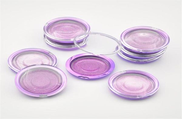 

round lash case whole mink false eyelash packaging box lash boxes packaging custom logo plastic clear case with trays holder277l4760617