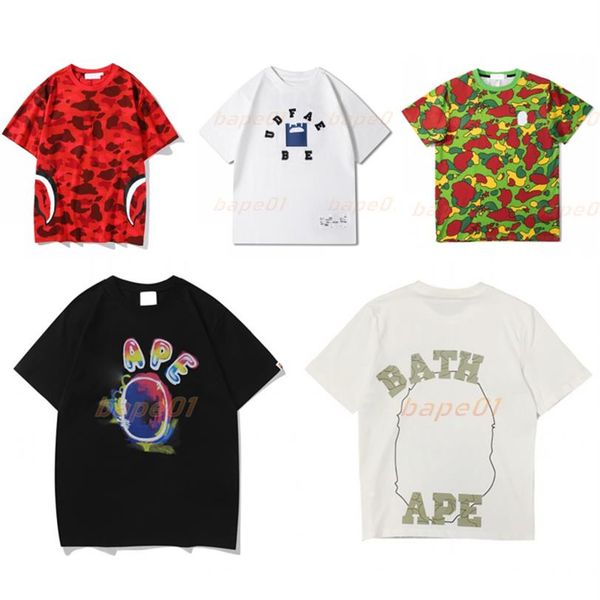 

famous mens designer t shirt casual short sleeves summer t-shirt couples small logo cotton tees size m-3xl3238, White;black