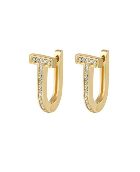 

small design temperament earrings women 2021 new fashion personality horseshoe earrings students simple and versatile ear button w5578399, Golden;silver