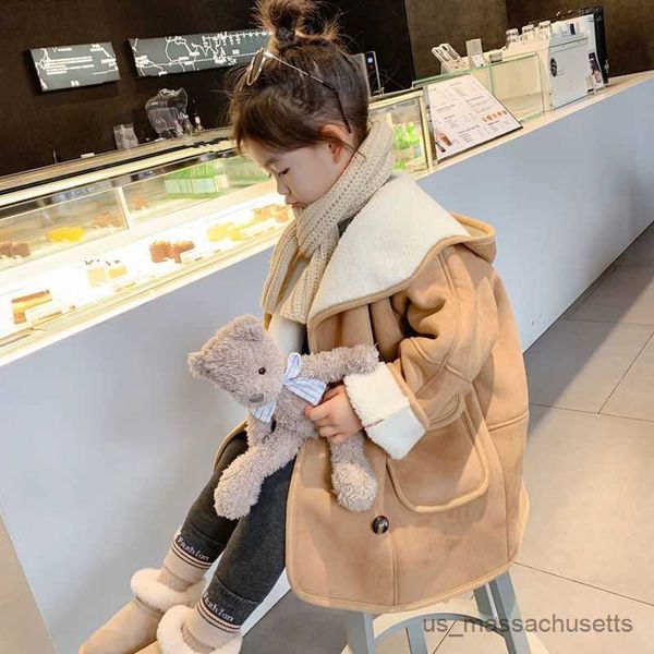 

jackets winter kids khaki parka jacket children clothing girls boys jacket clothes faux coat outerwear overcoat r230812, Blue;gray