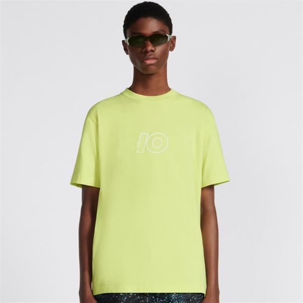 

france paris hollow letters embroidery men's t-shirts spring summer luxury fashion women designer high street short sleeve ca332q, White;black