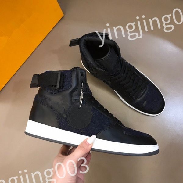 

2023 new r flat sneaker trainer casual shoes canvas leather white letter overlays fashion platform mens womens low sneakers 35-44 rd0901, Black