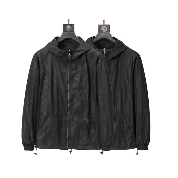 

double-sided jacket men's wear designer jackets fashion brand sports trench coat fashion coat long sleeve street hoodie m-3xl, Black;brown