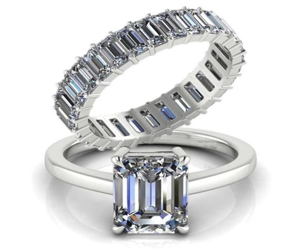 

cluster rings carofeez fashion simple vintage geometric white zircon set for women accessories jewlery anniversary party gift3321682, Golden;silver