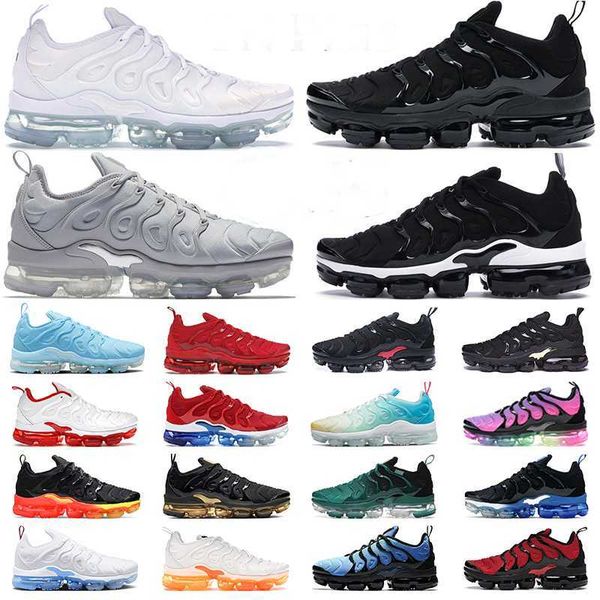 

2023 tn plus running shoes men women tns triple black white university blue black metallic gold cherry fresh hyper blue mens trainers outdoo