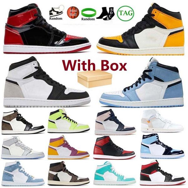 

basketball shoes man women patent leather fluorescent green blue black red paint finish lard buckle broken red - tony