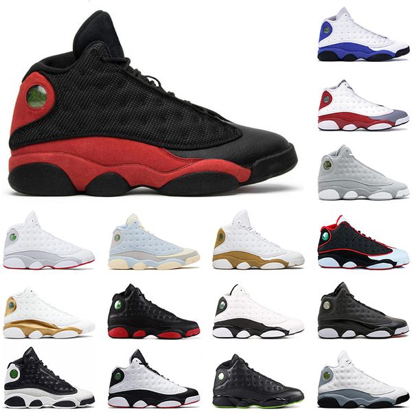 

mens women og 13s basketball shoes jumpman 13 bred atmosphere grey cap and gown he got game love respect black love respect white obsidian s