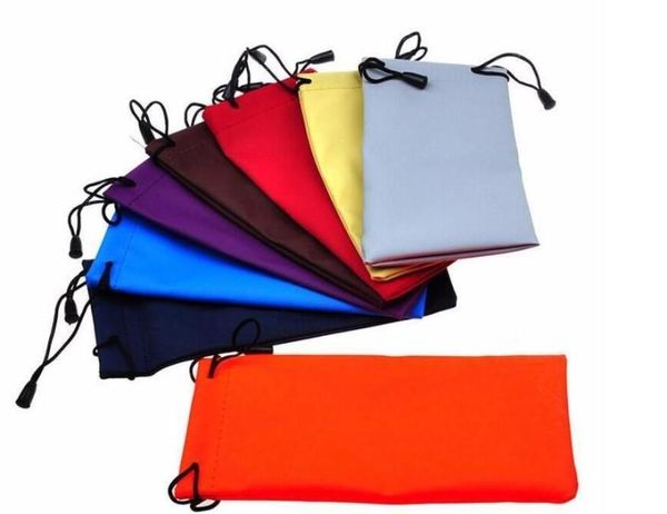 

wholes new cellphone pouch eyeglasses bag sunglasses 3d glasses case waterproof holder soft dust pouch drawstring bag eyeglass5740841
