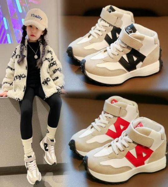 

2022 spring and autumn athletic designer kids shoes children039s leisure sports boys baby girls outdoor daddy 21369265033, Black