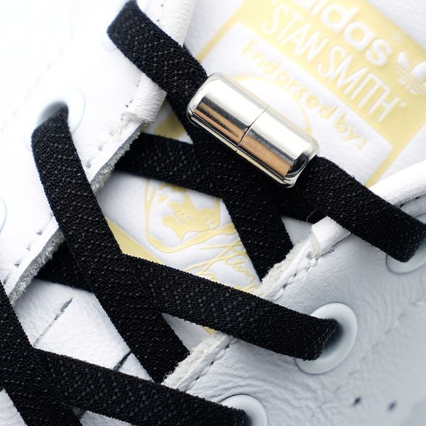 

shoe parts accessories elastic no tie shoelaces flat laces for kids and sneakers for shoelace quick wear lazy metal lock strings 230812, White;pink