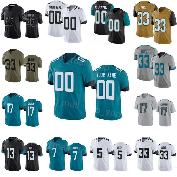 

man woman youth football 13 christian kirk jerseys 7 zay jones 17 evan engram 23 foyesade oluokun 2 rayshawn jenkins 33 devin lloyd 5 andre, Black;red