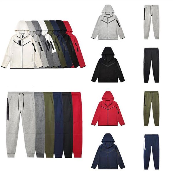 

designer men woman tech pant tracksuist men sets sports pants jogger trousers tracksuits bottoms techfleeces man joggers246t, Black