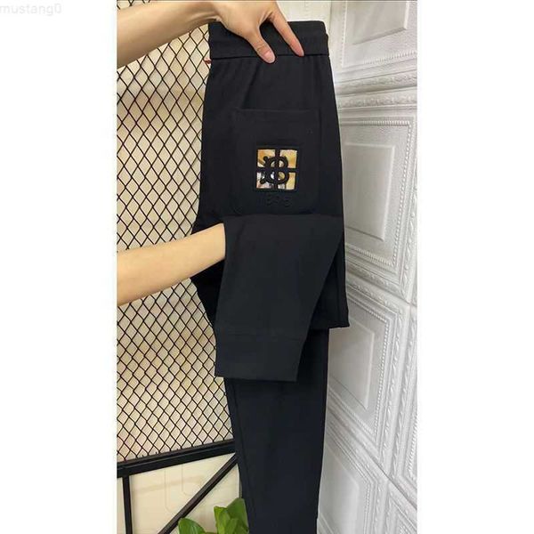 

bby mens casual pants tb embroidery trousers burb designer pants business suit pantses loose sweatpants 4xl 5xl 2xhb9, Black