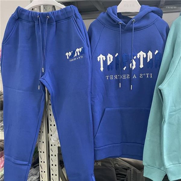 

men's hoodies real po blue tracksuit fleece hoodie sweatshirts embroidery letter set men women2119, Black