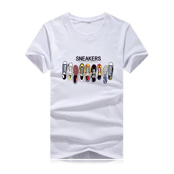 

new designer tshirt summer mens t shirts fashion tide shoes printed men tshirt tee shirts men t-shirt multiple c2544, White;black