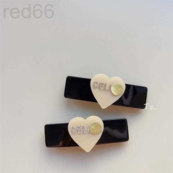 

hair clips & barrettes designer c family acetic acid spring clip simple temperament love card back head spoon accessories south korea east g, Golden;silver