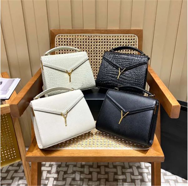 

designer fashion bag luxurys shoulder bag cassandras tote bag mini women handbag metal letter crossbody bag women clutch bag single-shoulder