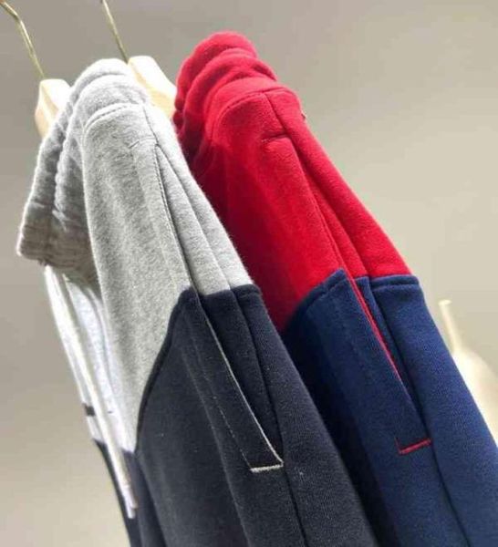 

men tech fleece mens shorts pants of tracksuit pant print splicing casual sport trousers special fabric loose street leisure fashi9924195, White;black