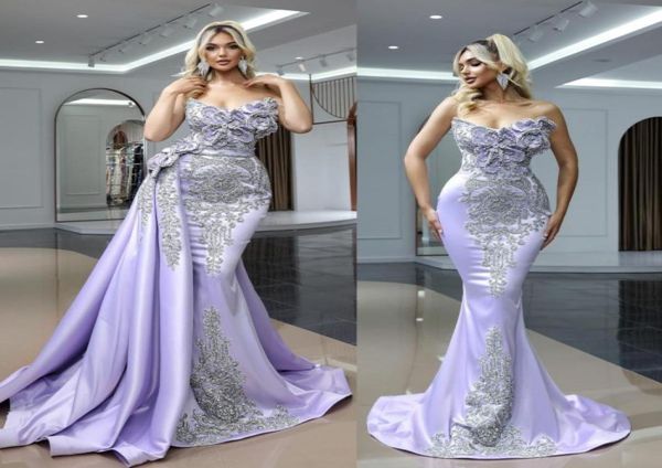 

chic mermaid split evening dresses 2023 with detachable train sweetheart beaded formal arabic prom dresses custom made gb10061062780, Black;red
