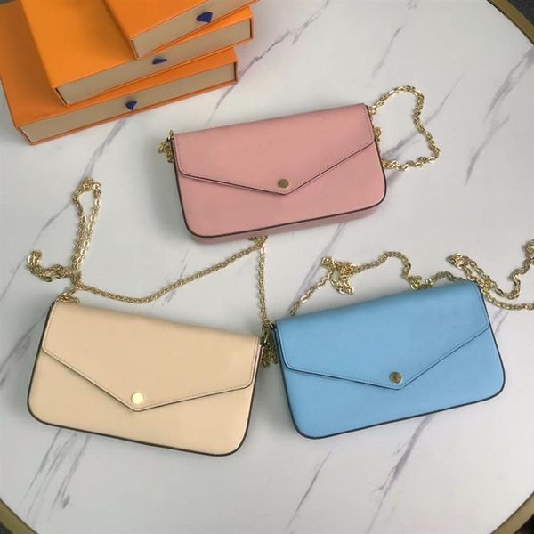 

embossed shoulder bag leather clutch for women evening bags corss body card holder fashion chain purse lady handbag clamshell mini253v