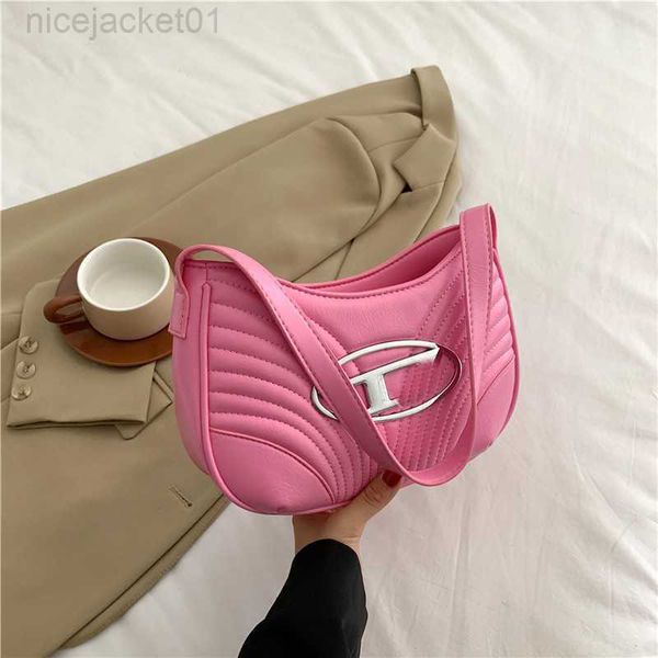 

designer handbag deisel bag dingdang bag for women 2023 new fashion shoulder bag with spicy girl style embroidered thread underarm bag for w
