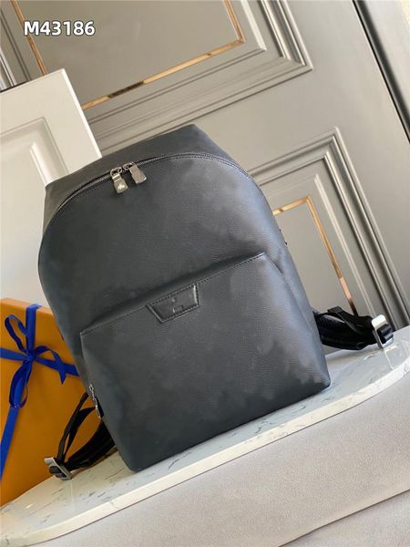 

designer luxury apollo backpack m43186 eclipse leather silver discovery gun metal hardware mens day bag backpack 7a quality