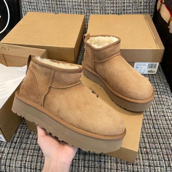 

ugglies designer women uggly leather boots braid comfy australia booties suede sheepskin short mini bow khaki black white pink navy outdoor