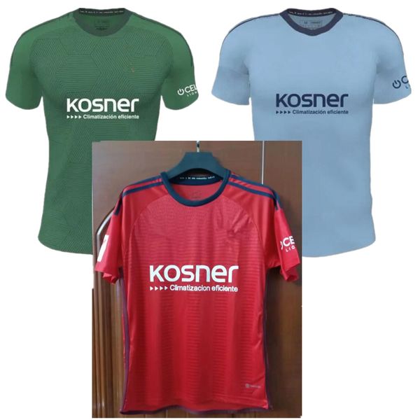 

2023 24 men's t-shirts osasuna shirt rubn garca rtorres chimy vila budimir manu snchez david garcia home away jersey calleri torr man, White;black