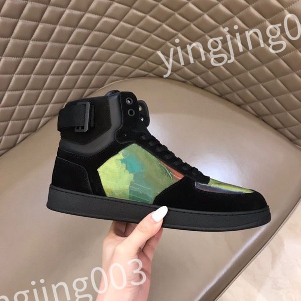 

new luxurys designer flat sneaker trainer casual shoes canvas leather white letter overlays fashion platform mens womens low sneakers 35-44, Black