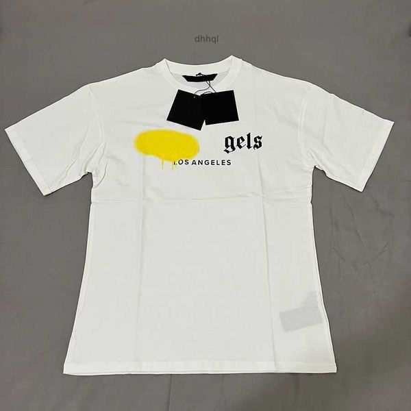 

designer of palm luxury angels t-shirt brand t shirt clothing spray letter short sleeve spring summer tide men and women tee new2022, Black;brown