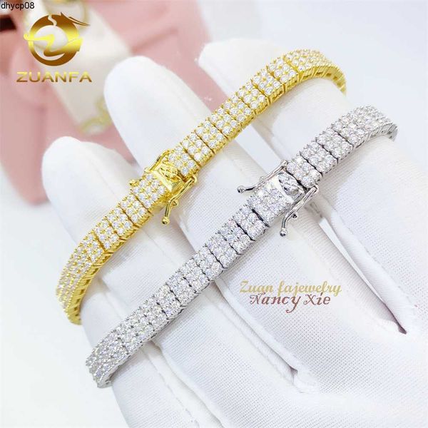 

designer jewelry fancy cut vvs moissanite diamond 925 sterling silver women bracelet fashion iced out jewelry bracelets