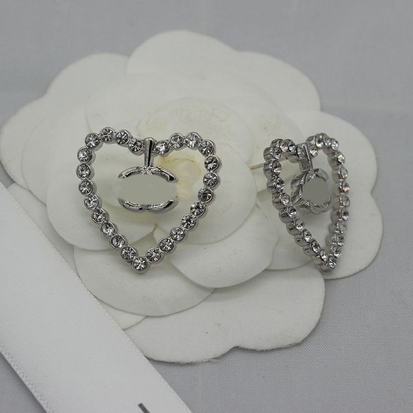 

famous designer earrings brand letter square stud luxury earrings wedding party gift fashion women jewelry 20style, Golden;silver