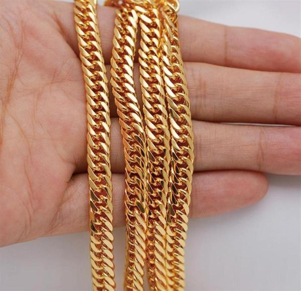 

chains mxgxfam 60cm 6 mm pure gold color charming chunky necklaces for men fashion hip hop jewelry good quality21833926434, Silver