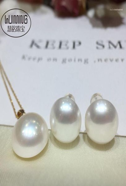 

chains nature white sounth sea pearl coin mabe 18k pendantearrings 1314mm whole beads fppj16230575, Silver