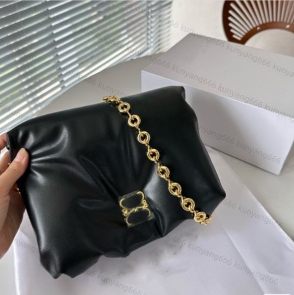 

designer fashion women classic chain flap shoulder crossbody bag luxury bread leather fashion handbag bags