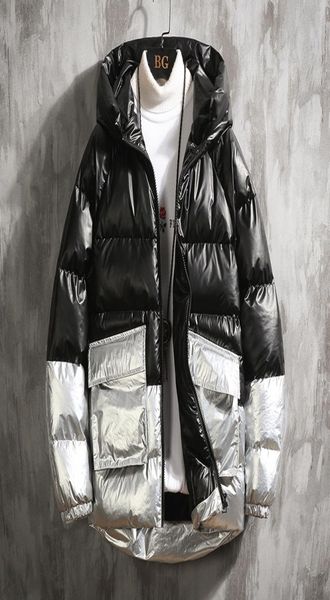 

2020 winter jacket men casual warm hooded coats mens fashion outwear windbreaker thicken parkas casaco masculino men clothing1138633, Black