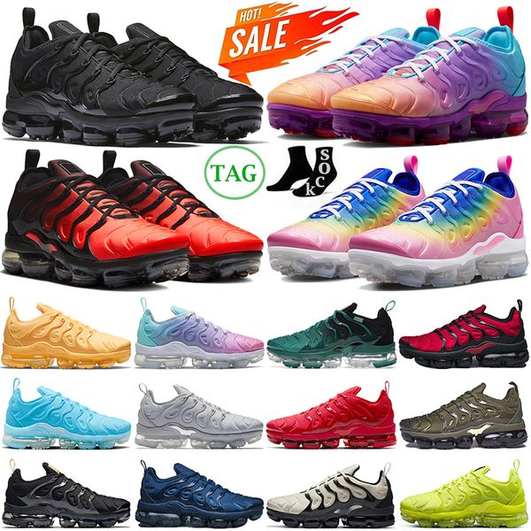 

tn plus running shoes men women tennis ball university blue black coquettish purple yolk bubblegum mens trainers outdoor max vapor tns sport