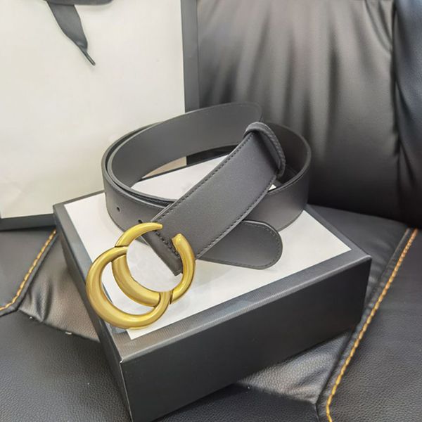 

men women designer belt womens genuine leather black color bronze big buckle designers cowhide belts for mens womens luxurys waistband width, Black;brown