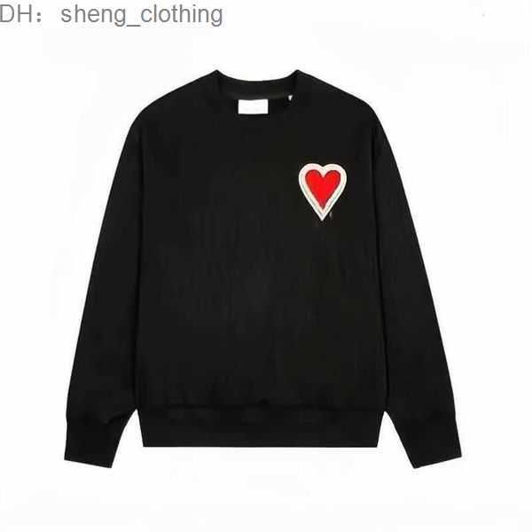 

amipari amis hoodie amis paris hoodie male designers highs quality love round neck jumper couple sweatshirts 1 jgrc, Black