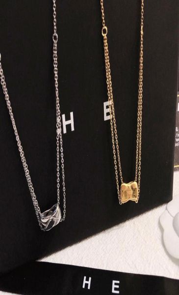 

luxury design diamond necklace designer jewelry pendant necklace fashion young style long chain gold plated silver accessories exq5641864