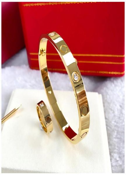 

love bracelet carti bracelets gold bangle for women cute braclets paar armband bangles friendship braclet pulsera oro bracciale sa7273896, Black
