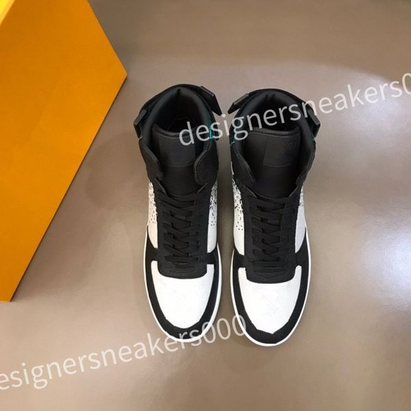 

luxurys designer cowhide casual shoes for men and women outsole letter printing embroidery fashion personality copy coach sneakers rd0901, Black