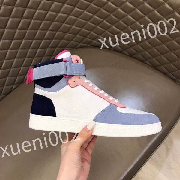 

new brand designer men women casual shoes triple white black gomma sneakers leather sneaker platform trainers shoes rd0901