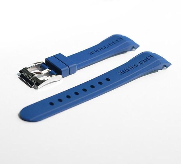 

watch bands reef tigerrt mens rubber strap with buckle for sport watches band men rga3503 rga35327572093, Black;brown